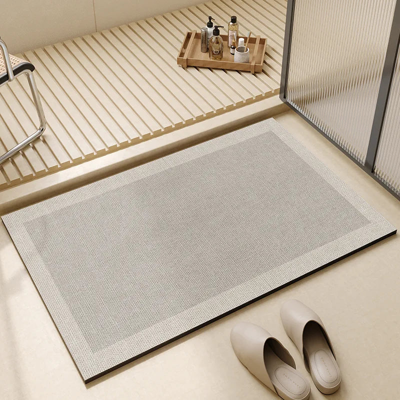 Super Absorbent Bath Mat | Quick-Dry Non-Slip Bathroom Floor Mat 0