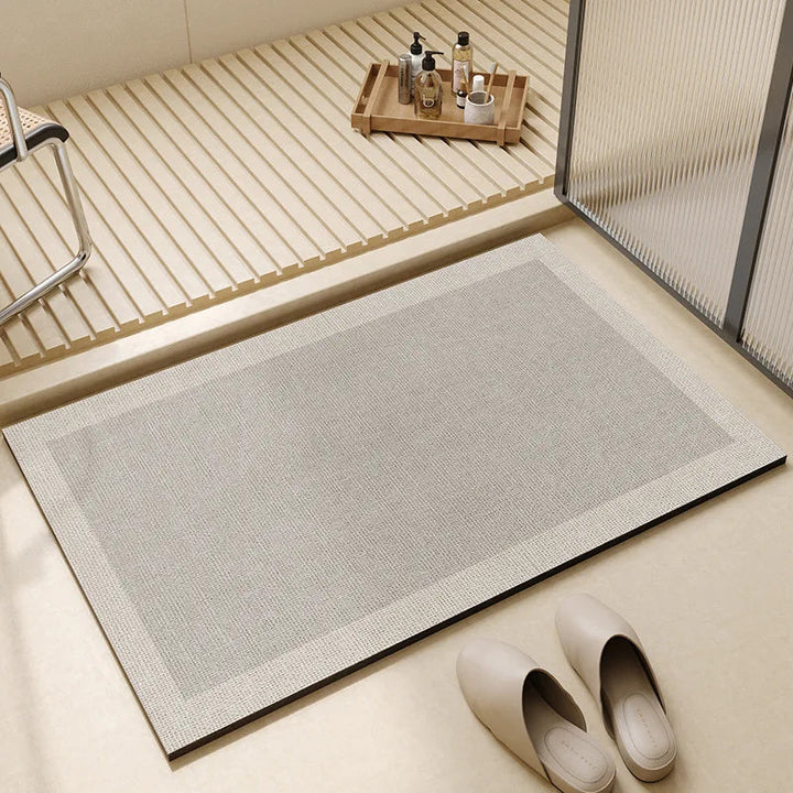 Super Absorbent Bath Mat | Quick-Dry Non-Slip Bathroom Floor Mat 0
