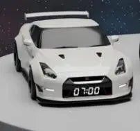 Supercar Alarm Clock with Engine Sound | LED Display, Flame &amp; Smoke Light Effects | Mains Powered, No Batteries Needed