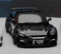 Supercar Alarm Clock with Engine Sound | LED Display, Flame &amp; Smoke Light Effects | Mains Powered, No Batteries Needed