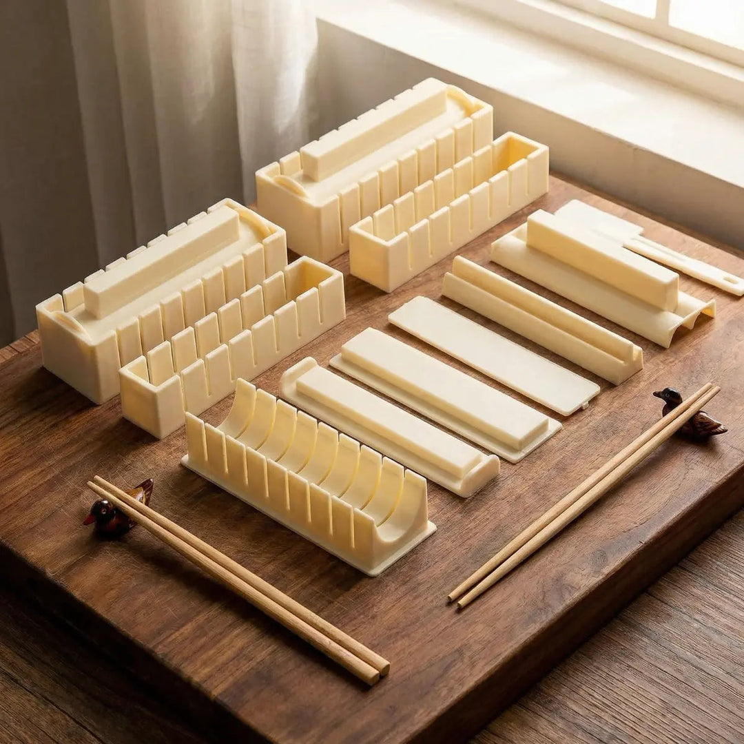 Sushi Mold Set | Press Blocks For Even Rolls And Nigiri