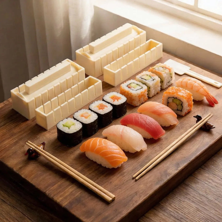 Sushi Mold Set | Press Blocks For Even Rolls And Nigiri
