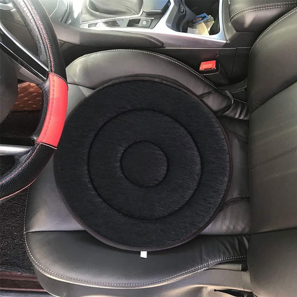 Swivel Seat Cushion with Memory Foam and Non-Slip Base 0