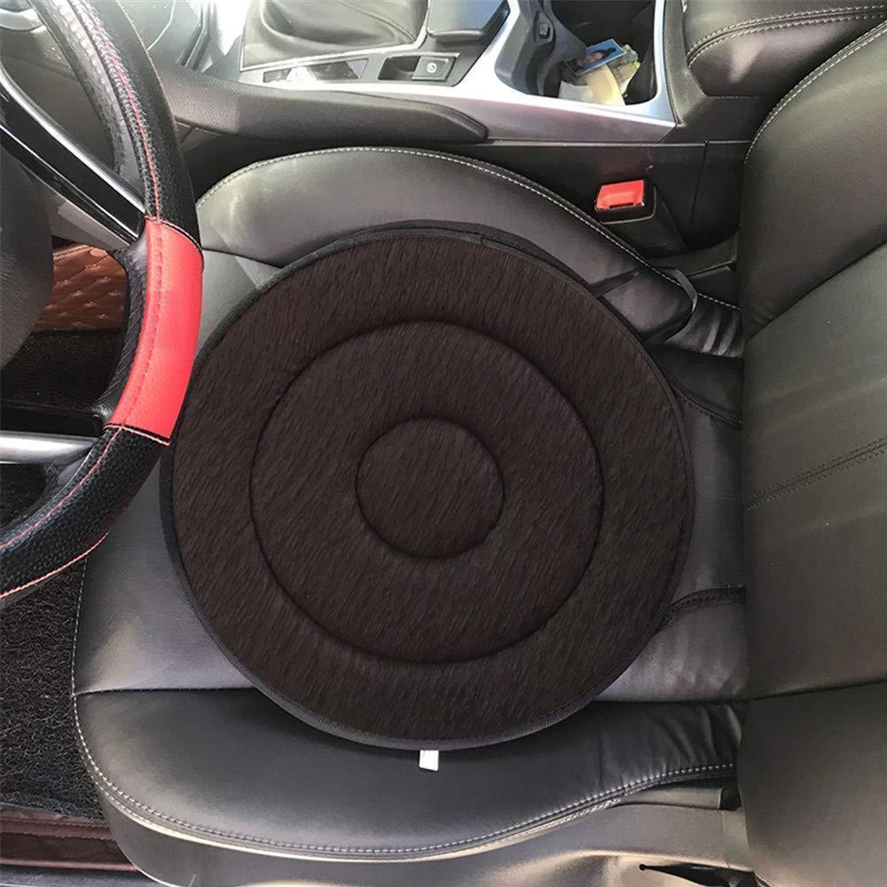 Swivel Seat Cushion with Memory Foam and Non-Slip Base 10