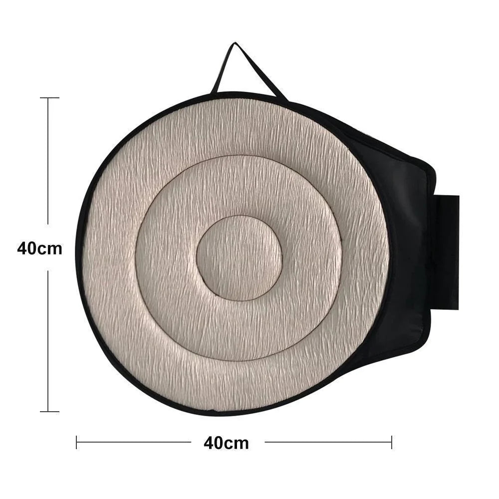 Swivel Seat Cushion with Memory Foam and Non-Slip Base 4
