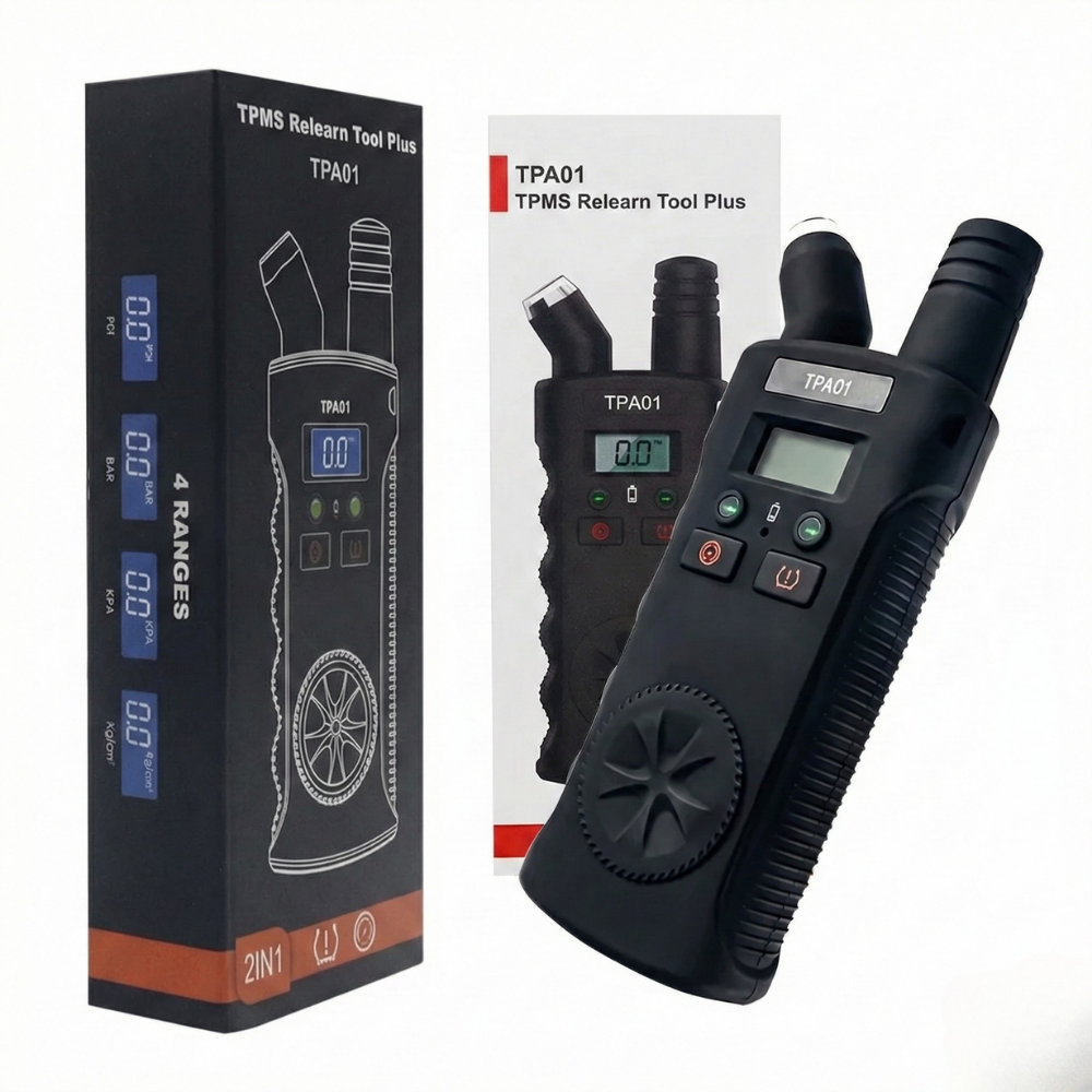 TPMS Relearn Tool | Digital Gauge, Twin Nozzle Heads