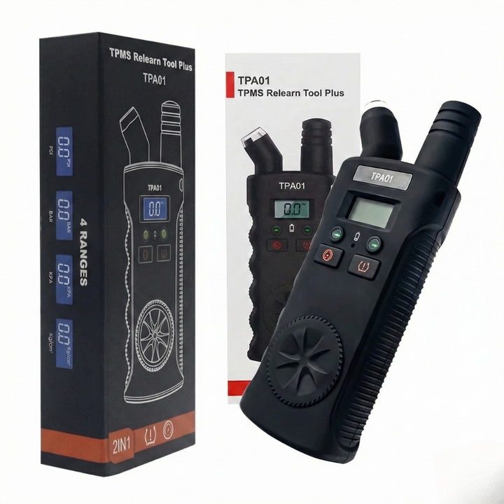 TPMS Relearn Tool | Digital Gauge, Twin Nozzle Heads