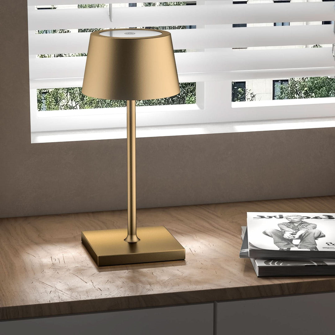 Table Lamp Cordless LED Aluminum Alloy Touch Control IP66 Rechargeable 5