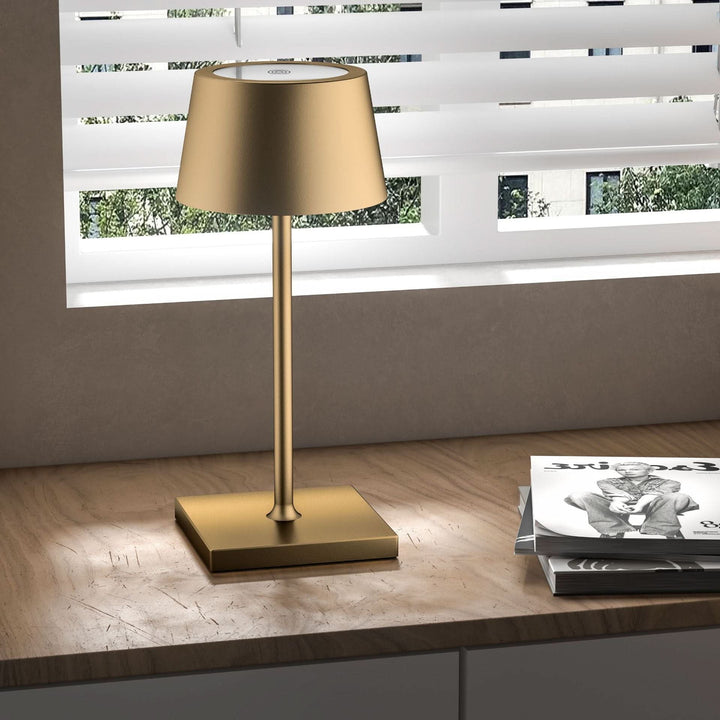 Table Lamp Cordless LED Aluminum Alloy Touch Control IP66 Rechargeable 5