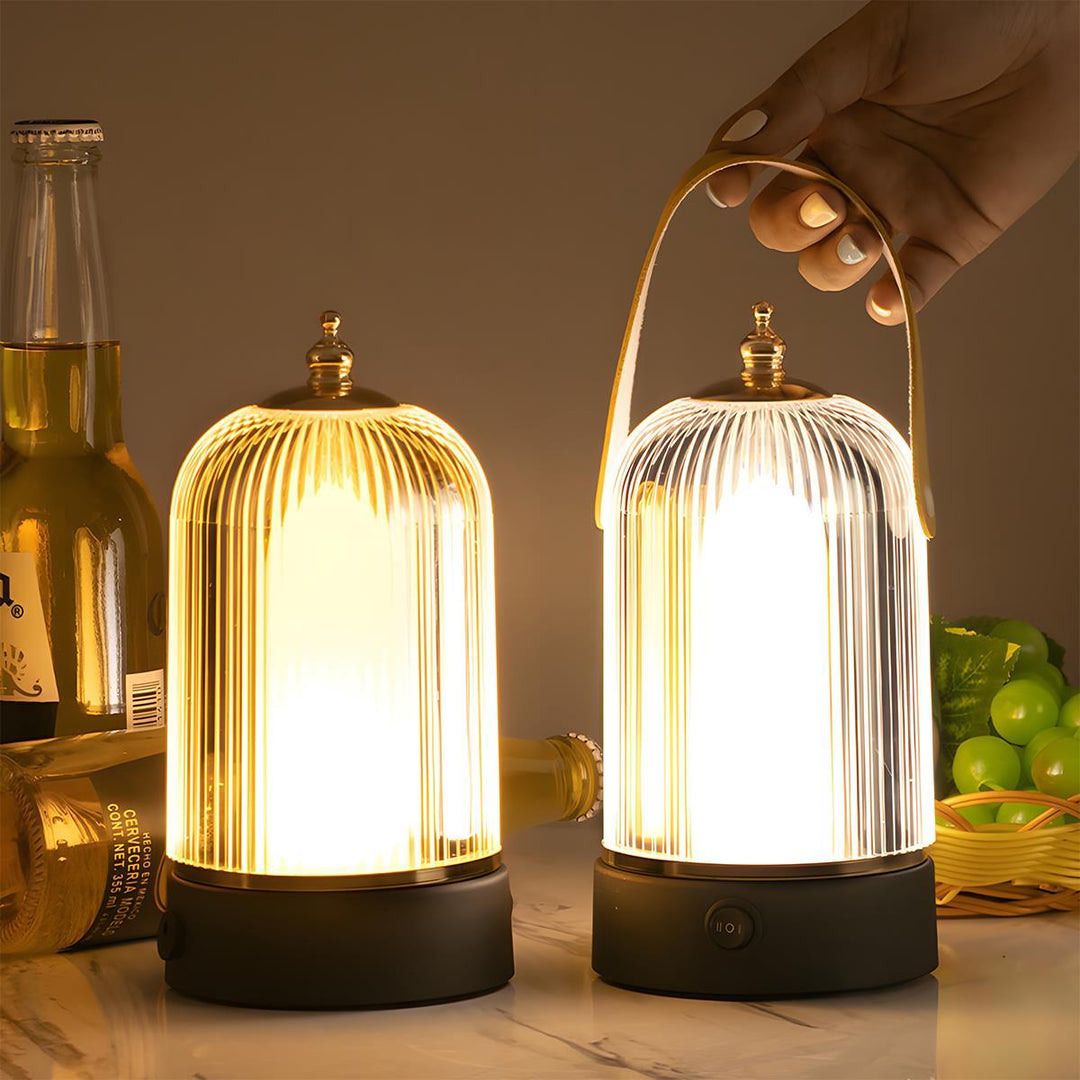 Table Lamp Rechargeable LED Touch Dimmable Metal Acrylic 2