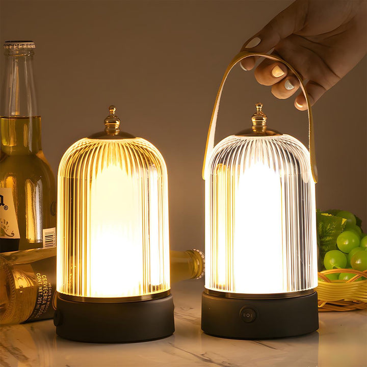 Table Lamp Rechargeable LED Touch Dimmable Metal Acrylic 2