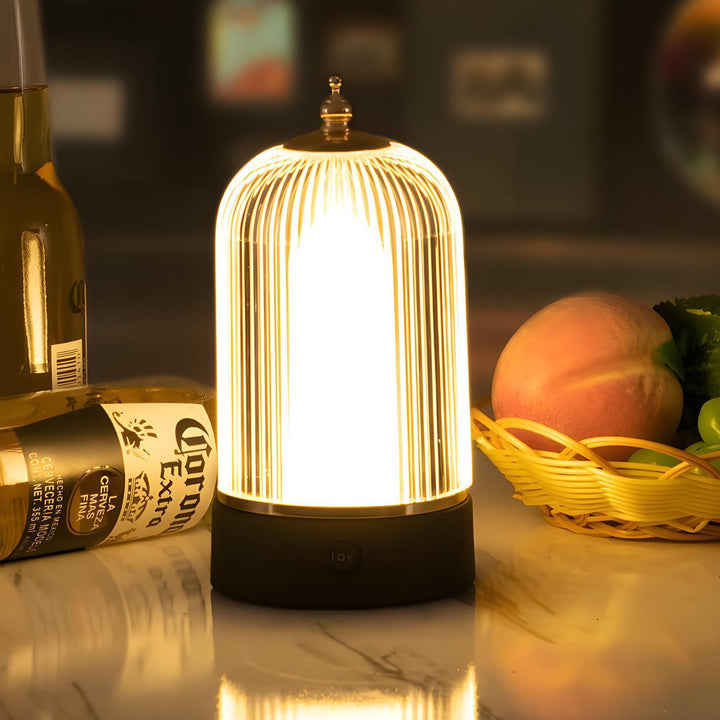 Table Lamp Rechargeable LED Touch Dimmable Metal Acrylic 3