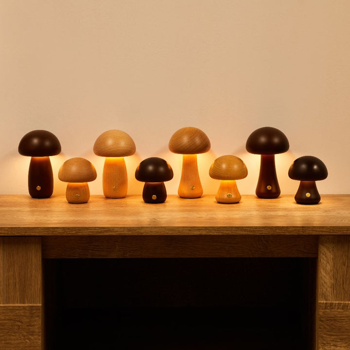 Table Lamp Rechargeable LED Wood Metal 3000K Cordless 2