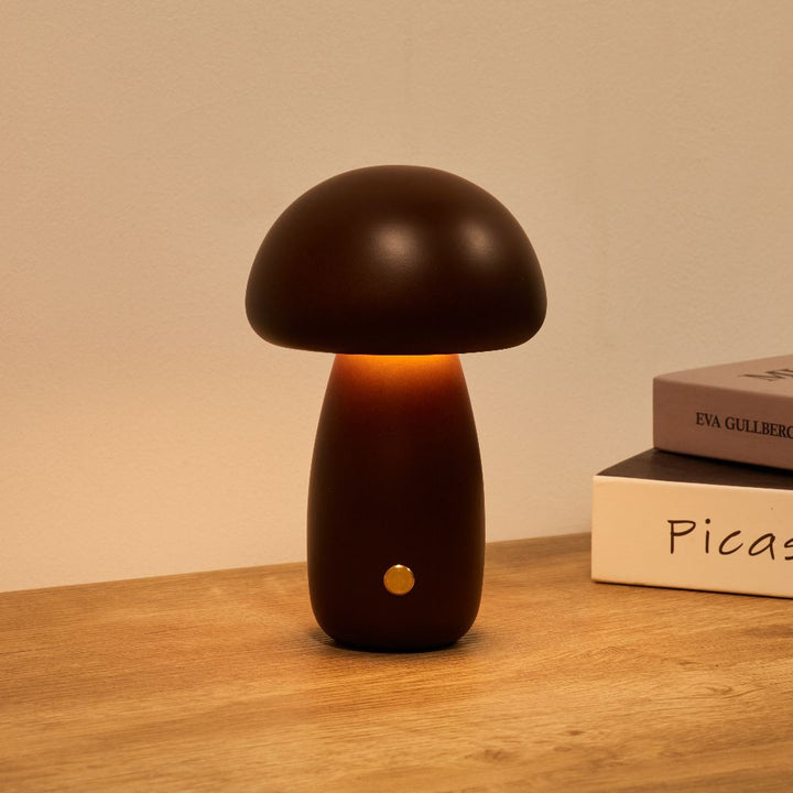 Table Lamp Rechargeable LED Wood Metal 3000K Cordless 5