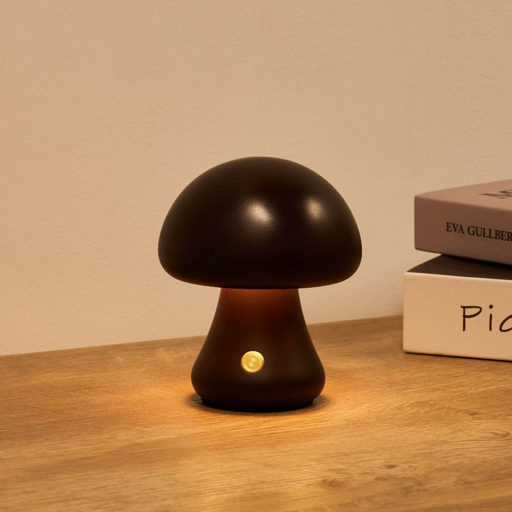 Table Lamp Rechargeable LED Wood Metal 3000K Cordless 6