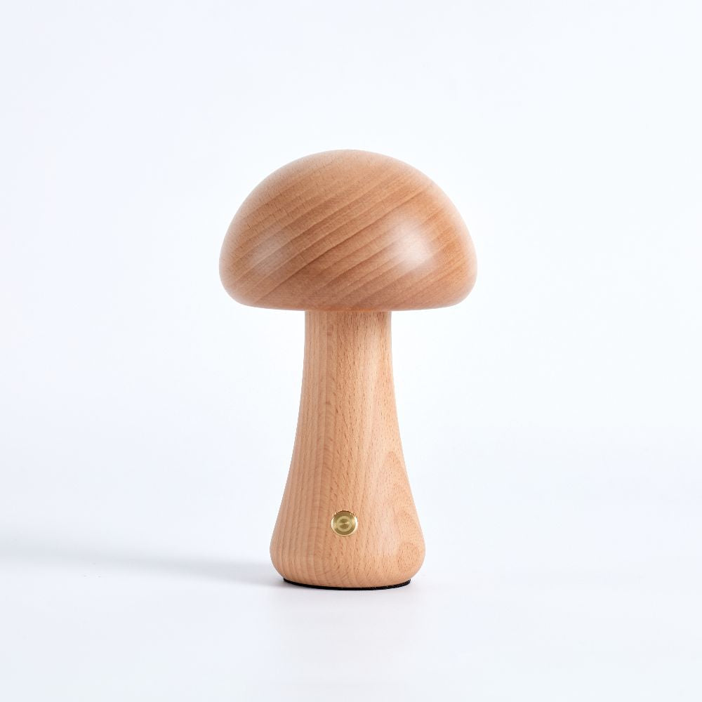 Table Lamp Rechargeable LED Wood Metal 3000K Cordless 9