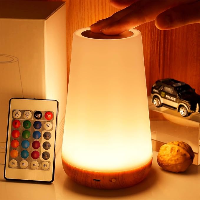 Table lamp with touch control and 13 colors 0