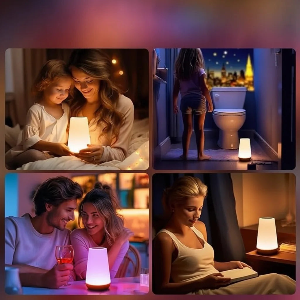 Table lamp with touch control and 13 colors 7
