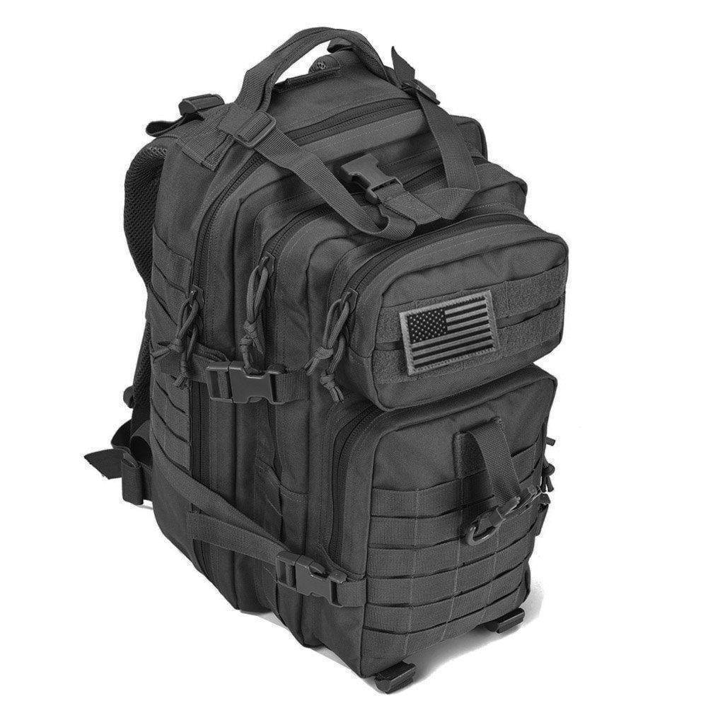 Tactical Assault Backpack 40L | Molle Webbing, Hydration Ready, Compression Straps | 600x600D Polyester Construction
