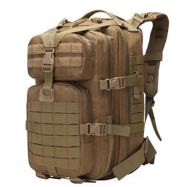 Tactical Assault Backpack 40L | Molle Webbing, Hydration Ready, Compression Straps | 600x600D Polyester Construction