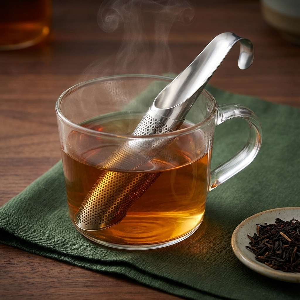 Stainless Steel Tea Infuser | Fine Mesh Loose Leaf Strainer | Reusable, Dishwasher-Safe Tea Steeper for Cups and Teapots 4