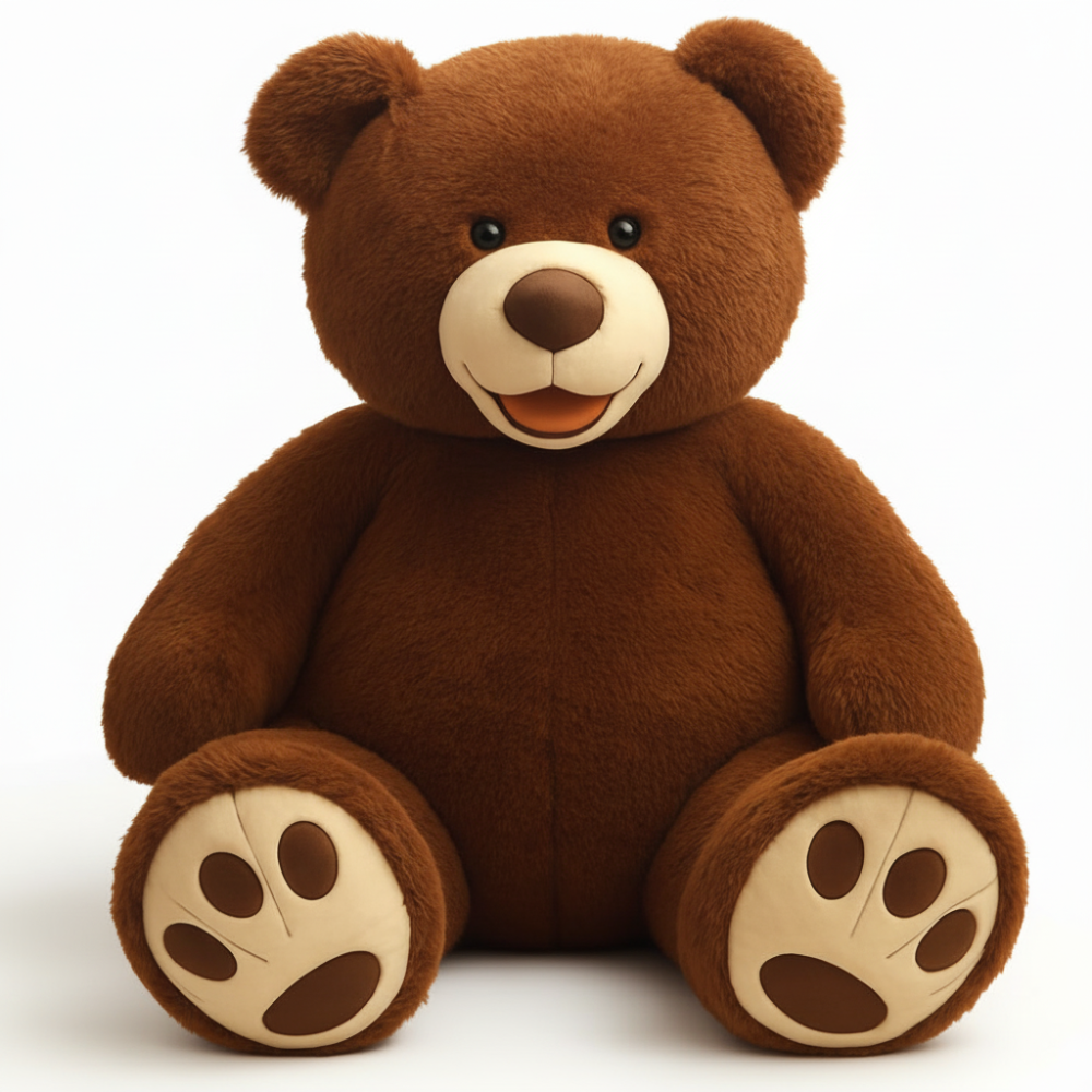 Large Plush Teddy Bear Polyester | Adjustable Filling, CE Certified Safety | Soft Cuddly Gift for Birthdays and Celebrations 5
