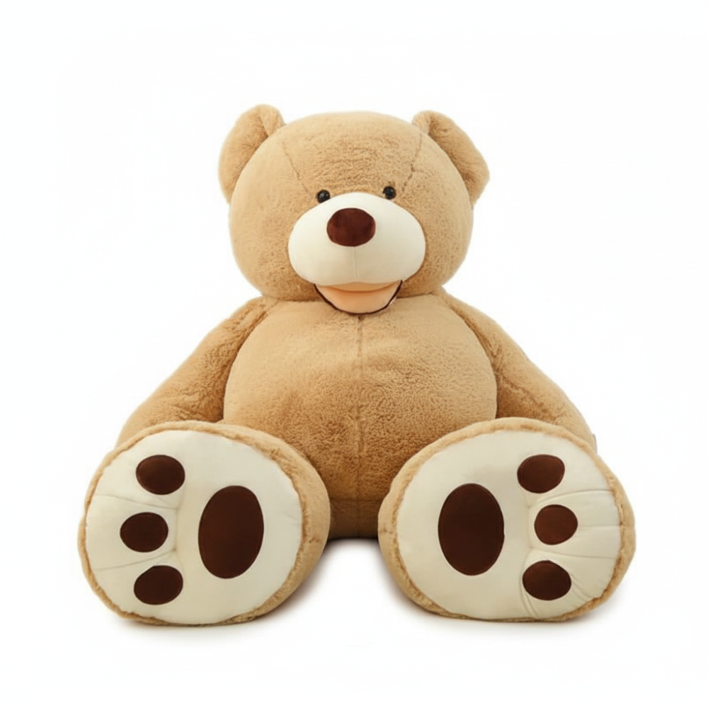 Large Plush Teddy Bear Polyester | Adjustable Filling, CE Certified Safety | Soft Cuddly Gift for Birthdays and Celebrations 7
