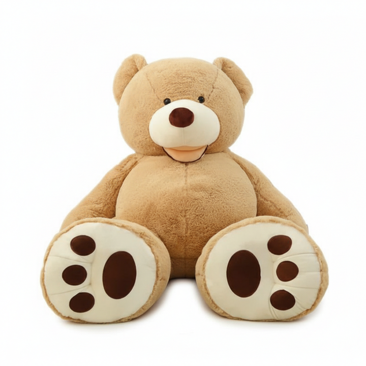 Large Plush Teddy Bear Polyester | Adjustable Filling, CE Certified Safety | Soft Cuddly Gift for Birthdays and Celebrations 7