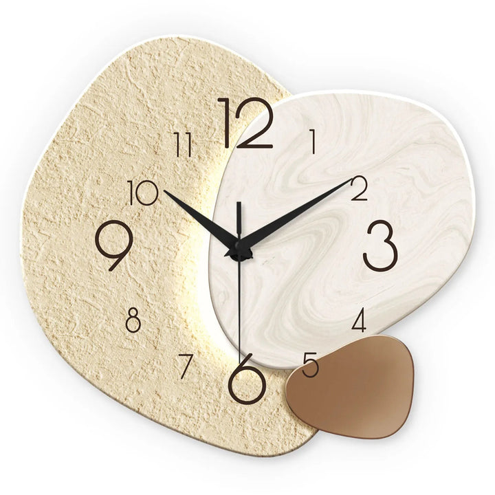TempoStone | Modern Simple Wall Clock | Silent Quartz Design 0