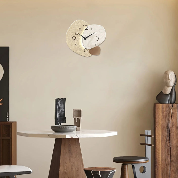 TempoStone | Modern Simple Wall Clock | Silent Quartz Design 2