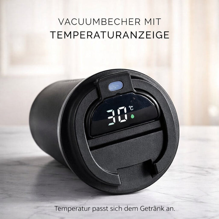 Thermal Mug with Digital Temperature Display | Leak-Proof Stainless Steel Travel Cup