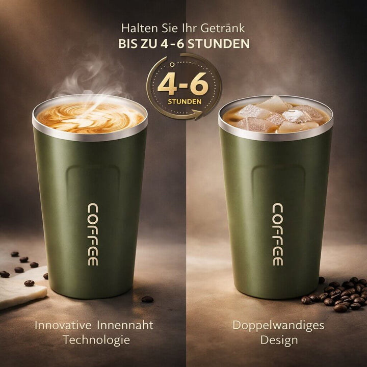 Thermal Mug with Digital Temperature Display | Leak-Proof Stainless Steel Travel Cup
