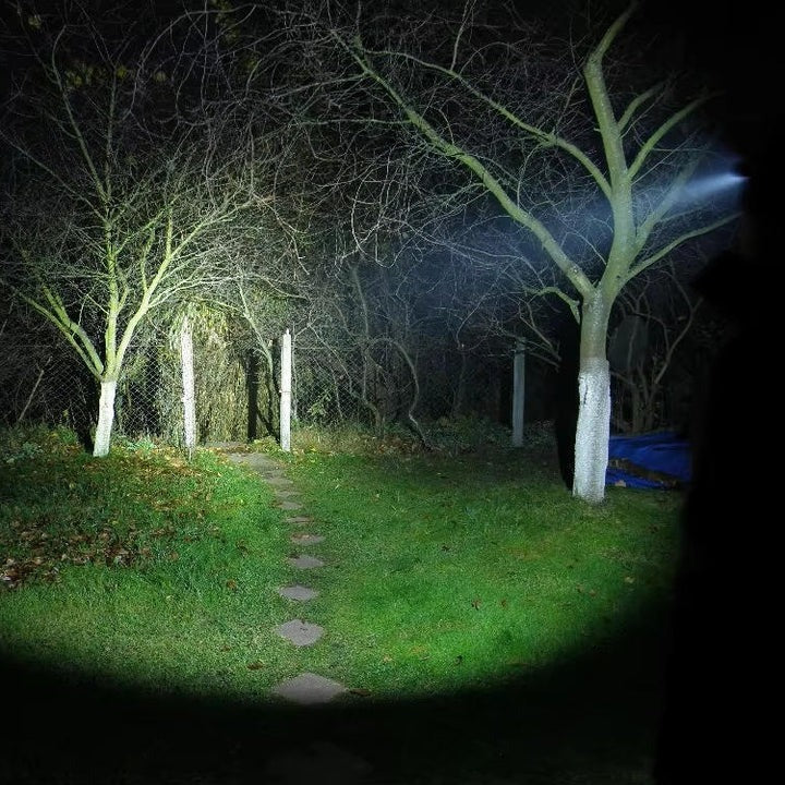 Tiltable LED Headlamp Rechargeable Water-Resistant Head Flashlight