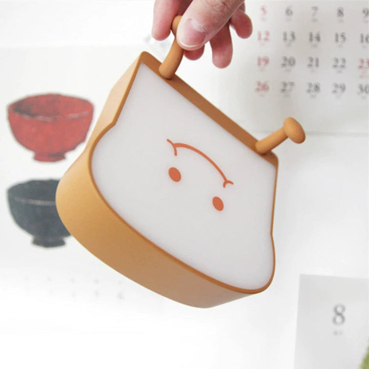 Toast Bread LED Night Light | Auto-Off Timer, Diffused Glow