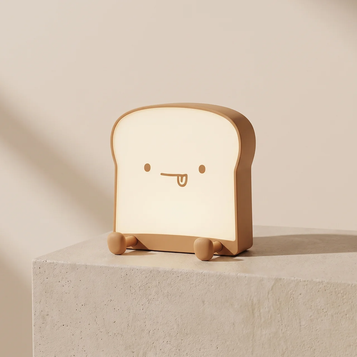 Toast Bread LED Night Light | Auto-Off Timer, Diffused Glow