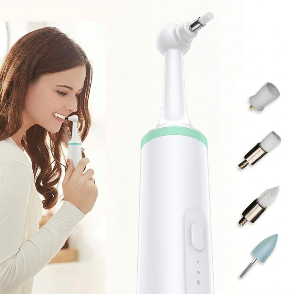 Tooth Scraper & Plaque Remover | Ergonomic Grip | Tartar Removal | Compact | White