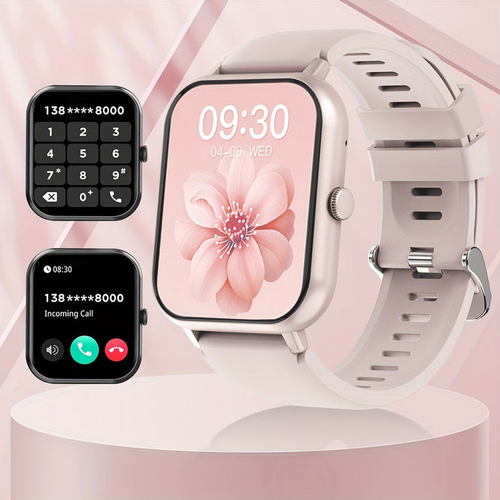 Touchscreen Smartwatch | Fitness Tracker, Sports Modes &amp; Call Function | IP68 Water Resistant, Android &amp; iPhone Compatible