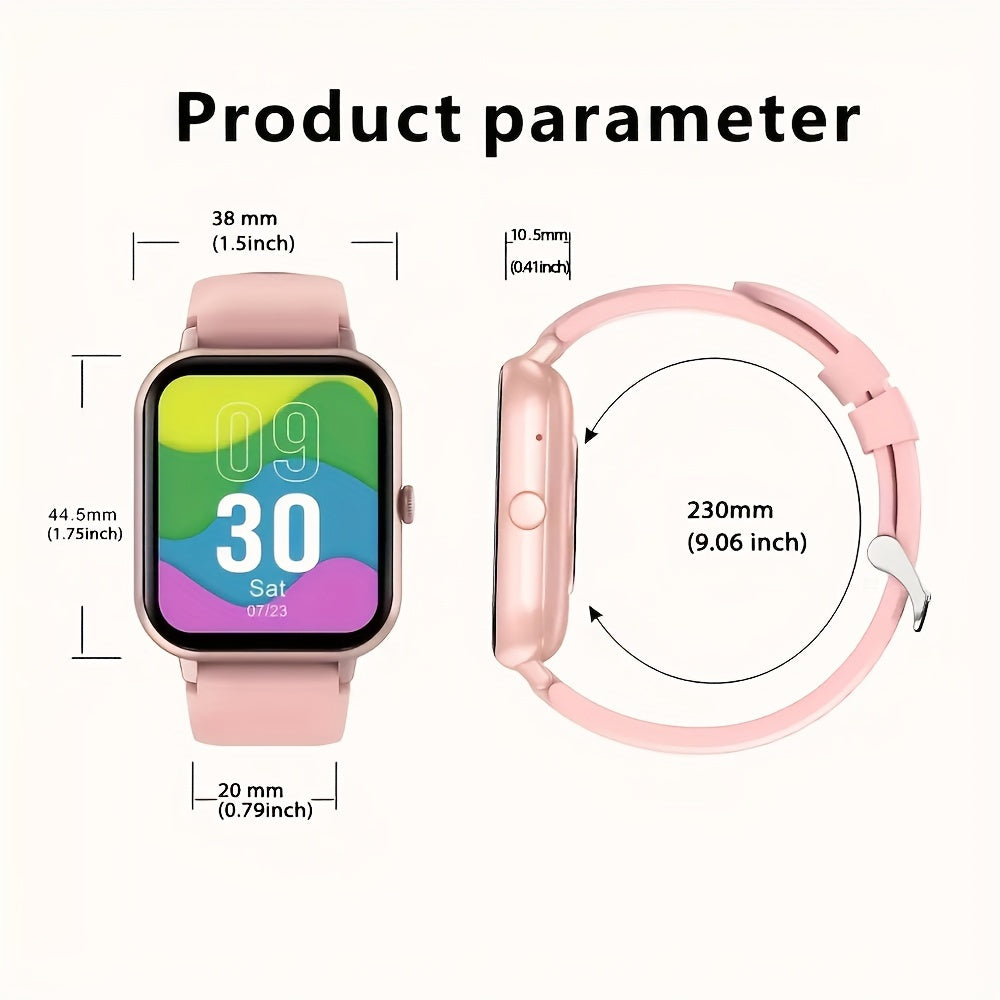 Touchscreen Smartwatch | Fitness Tracker, Sports Modes &amp; Call Function | IP68 Water Resistant, Android &amp; iPhone Compatible