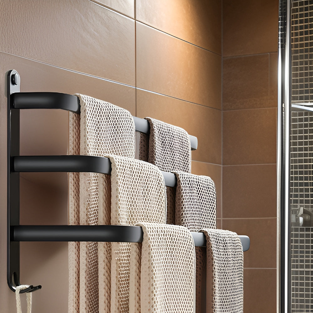 Towel Rail Wall | Double Bar With A Slim Projection