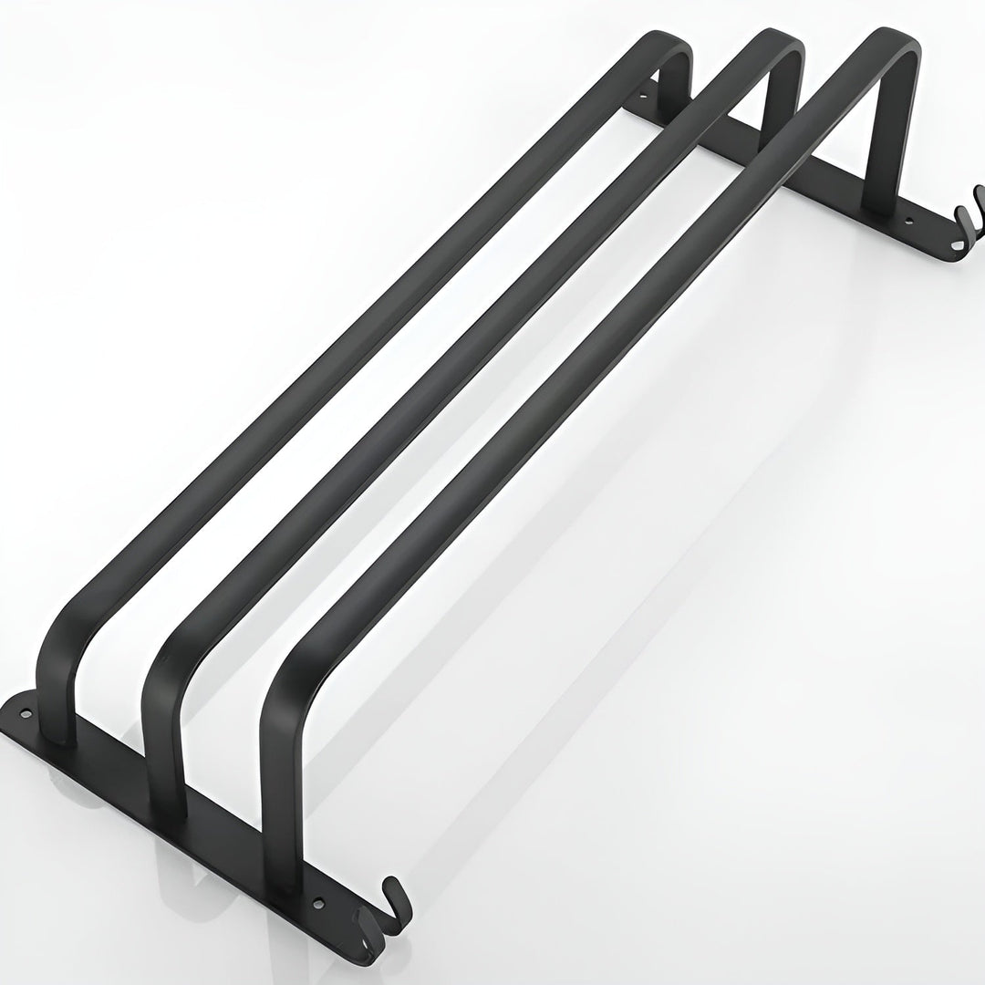 Towel Rail Wall | Double Bar With A Slim Projection