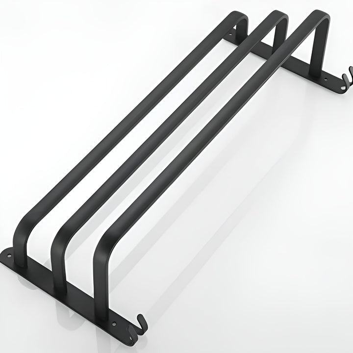 Towel Rail Wall | Double Bar With A Slim Projection