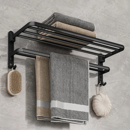 TowelLux | Foldable Towel Rack with Premium Aluminum Design | Space-Saving Solution for Modern Bathrooms 5