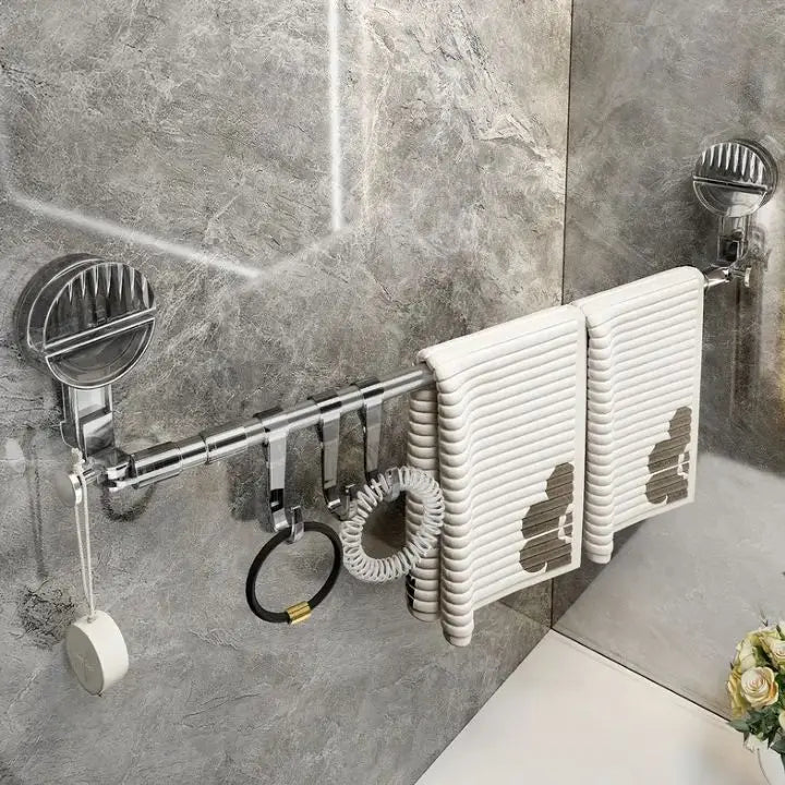 Towel Holder with Suction Cup – No Drilling, Ready to Use Immediately 0
