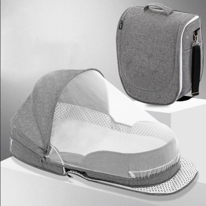 Travel Mosquito Baby Bed | Breathable Mesh Canopy | Pop-Up | Foldable | Indoor &amp; Outdoor