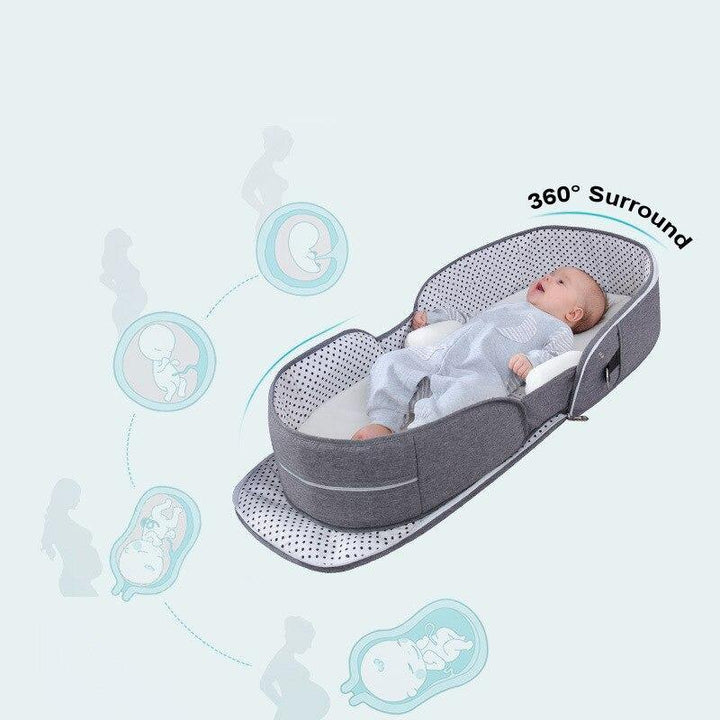 Travel Mosquito Baby Bed | Breathable Mesh Canopy | Pop-Up | Foldable | Indoor &amp; Outdoor