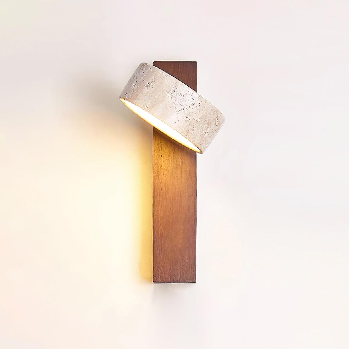 TravertineGlow | Elegant Stylish Indoor Wall Sconce Light Fixture 2