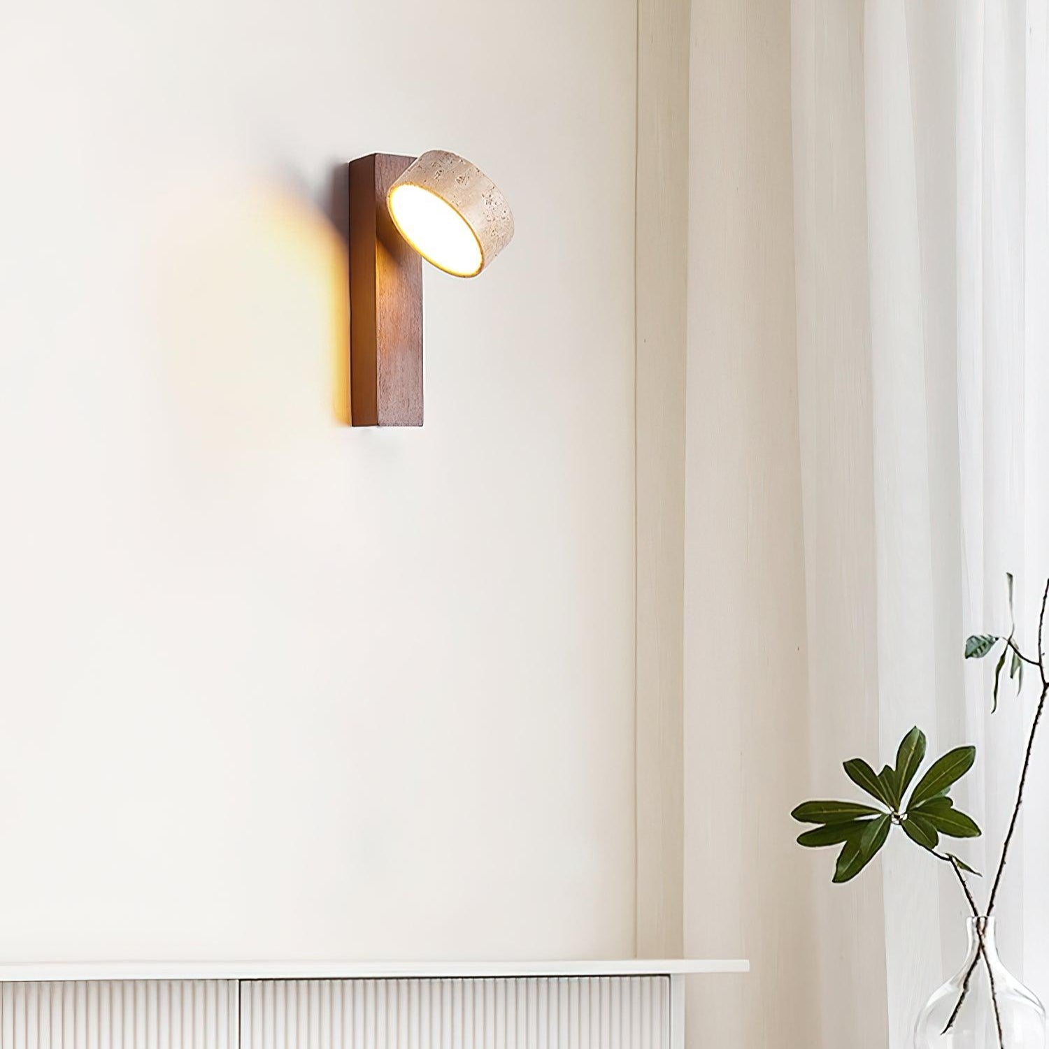 TravertineGlow | Elegant Stylish Indoor Wall Sconce Light Fixture 4