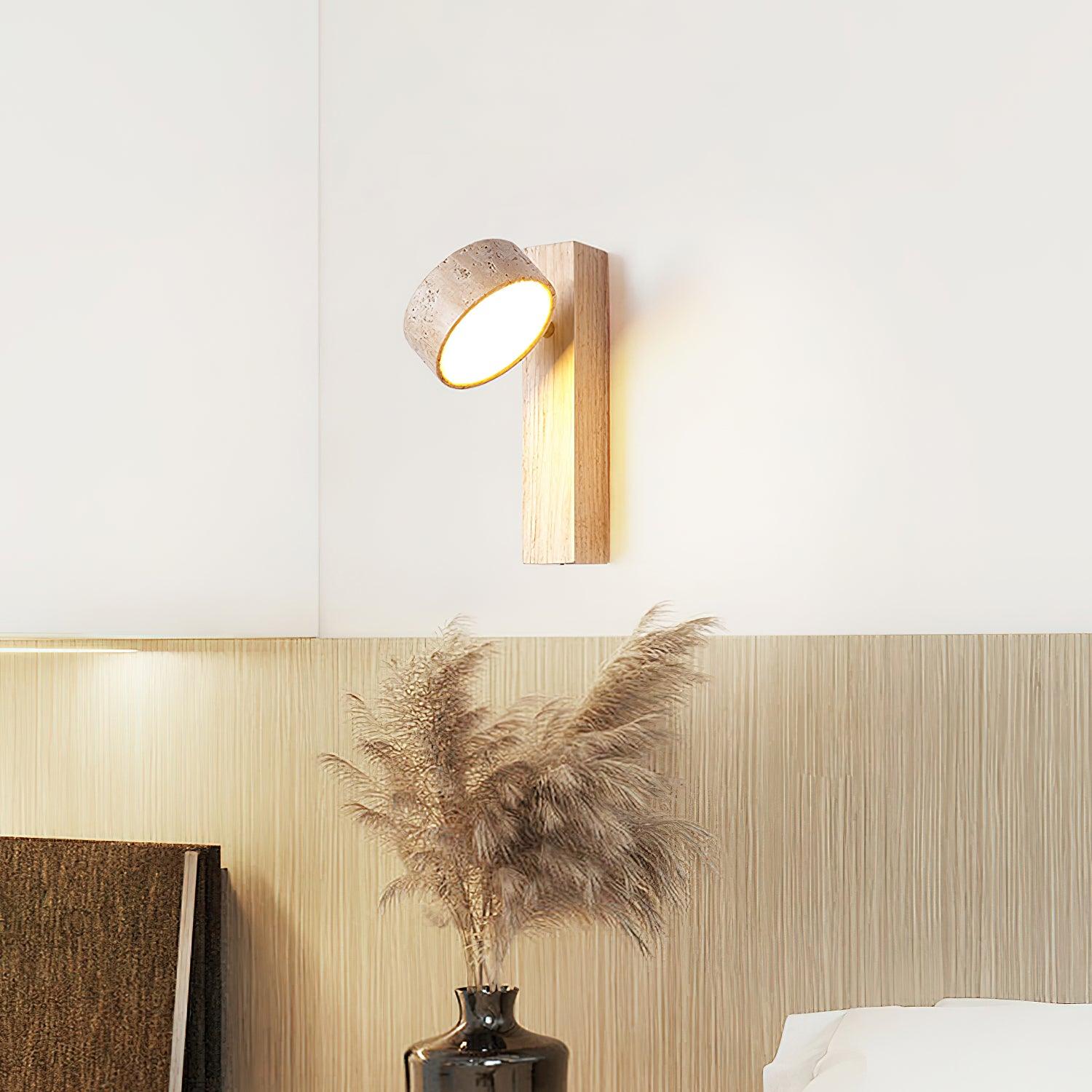 TravertineGlow | Elegant Stylish Indoor Wall Sconce Light Fixture 6