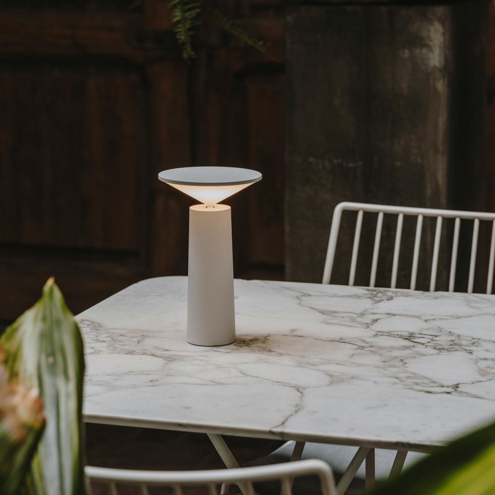 Rechargeable Table Lamp ABS | Dimmable 360° Rotating Shade | Cordless LED Light for Bedside, Reading Nooks &amp; Outdoor Use 12