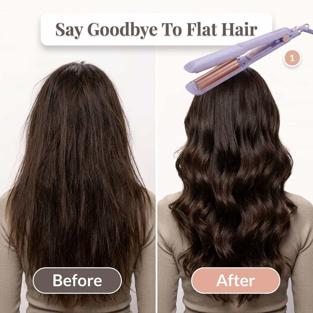 Triple Barrel Curling Iron | Wide Barrels Create Deep S-Curls | Fast, Consistent Salon-Style Waves, Every Single Time